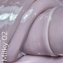 Black |Milky builder gel 02 (glitter) (TPO FREE)