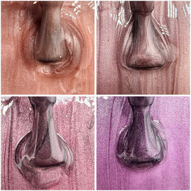 Black|Velvet cat eye collectie 4St