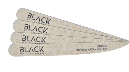 Black | Wooden vijl 180/220 gritt (2stuks) 