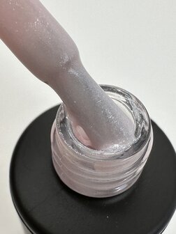 Biab liquid silver glitter gel 03 