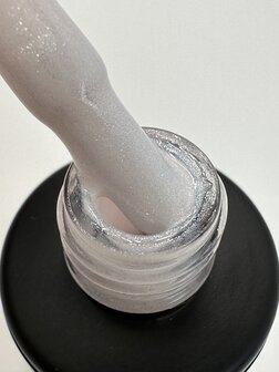 Biab liquid silver glitter gel 05 
