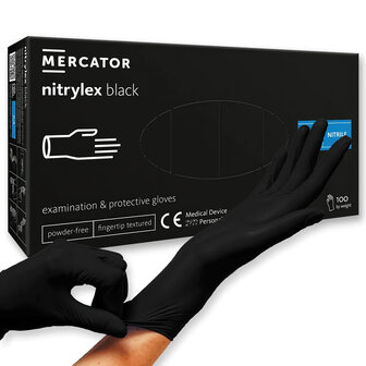 Mercator nitrylex nitril poedervrij handschoen