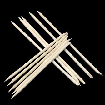 Black | Wooden sticks 100st