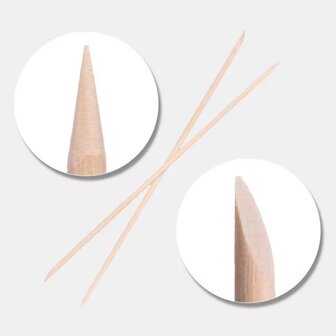 Black | Wooden sticks 100st