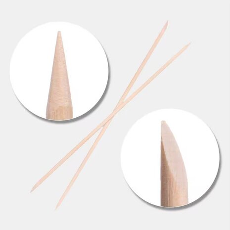Black | Wooden sticks 100st